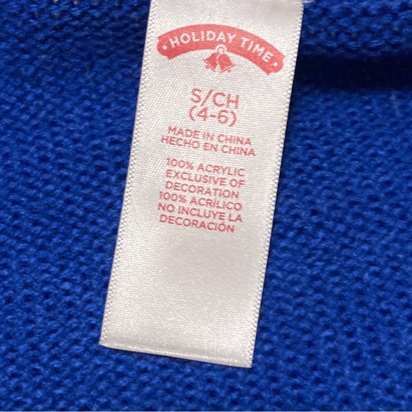 Holiday Time Christmas “Let It Glow”Sweater Size S (4-6) - Picture 8 of 9